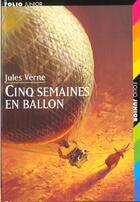 Couverture du livre « Cinq semaines en ballon » de Jules Verne aux éditions Gallimard-jeunesse