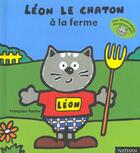 Couverture du livre « Leon Le Chaton A La Ferme » de Francoise Racine aux éditions Nathan