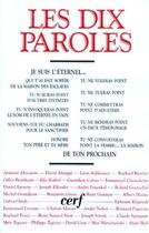 Couverture du livre « Les dix paroles » de Meir Tapiero aux éditions Cerf