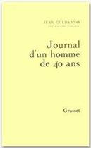 Couverture du livre « Journal d'un homme de 40 ans » de Jean Guehenno aux éditions Grasset Et Fasquelle
