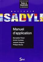Couverture du livre « Isalyde ; batterie de tests ; manuel d'application » de  aux éditions Solal
