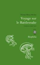 Couverture du livre « Voyage sur le Rattlesnake » de Thomas Henry Huxley aux éditions Jose Corti