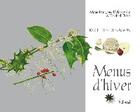 Couverture du livre « Menus d'hiver » de Marie-Francoise Delaroziere aux éditions Edisud