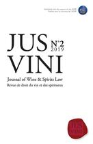 Couverture du livre « Jus vini journal of wine et spirits law - n 2/2019 - revue de droit du vin et des spiritueux » de Georgopoulos T. aux éditions Mare & Martin