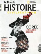 Couverture du livre « Histoire & civilisations n 68 - coree : le dragon dechire - janvier 2021 » de  aux éditions Malesherbes