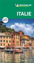 Couverture du livre « Le guide vert ; Italie » de Collectif Michelin aux éditions Michelin