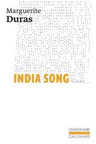 Couverture du livre « India song » de Marguerite Duras aux éditions Gallimard