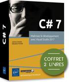 Couverture du livre « C# 7 ; coffret de 2 livres : maîtrisez le développement avec Visual Studio 2017 » de Sebastien Putier et Jerome Hugon aux éditions Eni