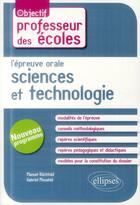 Couverture du livre « L'epreuve orale d'admission - sciences et technologie » de Bachtold/Mouahid aux éditions Ellipses