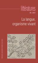 Couverture du livre « La langue, organisme vivant » de Rees Agnes aux éditions Pu Du Midi