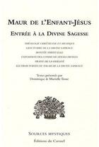 Couverture du livre « Entrée à la divine sagesse » de Maur De L'Enfant-Jesus aux éditions Carmel
