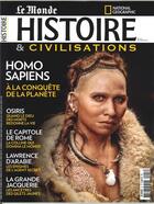 Couverture du livre « Histoire & civilisations n 47 homo sapiens - fevrier 2019 » de  aux éditions Malesherbes