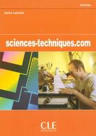 Couverture du livre « Sciences-techniques.com » de Lahmidi Zarha aux éditions Cle International