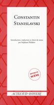 Couverture du livre « Constantin stanislavski » de Poliakov Stephane aux éditions Actes Sud