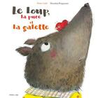 Couverture du livre « Le loup, la puce et la galette » de Anne Loyer et Maureen Poignonec aux éditions Frimousse