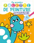 Couverture du livre « Ma première palette de peinture ; dinosaures » de Atelier Cloro aux éditions 1 2 3 Soleil