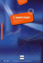 Couverture du livre « L'exercisier ; livre de l'élève » de Morsel aux éditions Pu De Grenoble