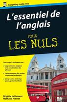 Couverture du livre « L'essentiel de l'anglais pour les nuls » de Brigitte Lallement aux éditions First