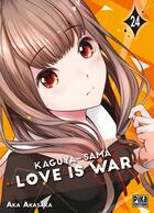 Couverture du livre « Kaguya-sama : love is war Tome 24 » de Aka Akasaka aux éditions Pika