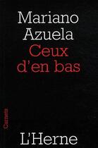 Couverture du livre « Ceux d'en bas » de Mariano Azuela aux éditions L'herne