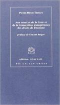 Couverture du livre « Aux sources de la cour et de la conventi » de Pierre-Henri Teitgen aux éditions Confluences