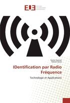 Couverture du livre « Identification par radio frequence » de Gannar Sonia aux éditions Editions Universitaires Europeennes