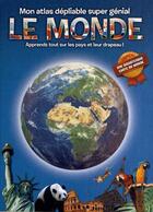 Couverture du livre « Mon atlas dépliant génial ; le monde » de  aux éditions Yoyo Books