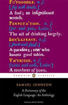 Couverture du livre « A Dictionary of the English Language: an Anthology » de Johnson/Samuel aux éditions Penguin Books Ltd Digital