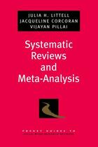 Couverture du livre « Systematic Reviews and Meta-Analysis » de Pillai Vijayan aux éditions Oxford University Press Usa