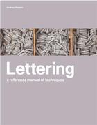 Couverture du livre « Lettering » de Haslam Andrew aux éditions Laurence King