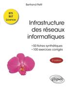 Couverture du livre « Infrastructure des reseaux informatiques - 50 fiches synthetiques et 100 exercices corriges » de Bertrand Petit aux éditions Ellipses