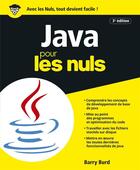 Couverture du livre « Java pour les nuls (3e édition) » de Barry Burd aux éditions First Interactive