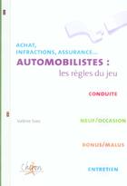 Couverture du livre « Automobilistes. les regles du jeu » de Svec aux éditions Chiron