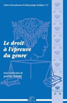 Couverture du livre « Le Droit à l'épreuve du genre » de Joel Hautebert aux éditions Pu De Limoges