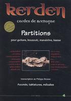 Couverture du livre « Kerden ; cordes de Bretagne ; partitions pour guitare, bouzouki, mandoline, basse ; accords, tablatures, mélodies » de Philippe Brosse aux éditions Coop Breizh