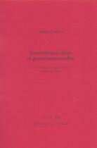 Couverture du livre « Souverainete, droit, gouvernementalite - lectures du politique moderne a partir de bodin » de Thomas Berns aux éditions Leo Scheer