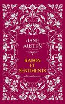 Couverture du livre « Raison et sentiments » de Jane Austen et Hugh Thomson aux éditions Archipoche