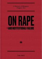 Couverture du livre « On rape » de Laia Abril et Ramon Pez aux éditions Dewi Lewis