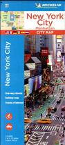 Couverture du livre « Plan new york city : manhattan » de Collectif Michelin aux éditions Michelin