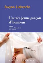 Couverture du livre « Un très jeune garçon d'honneur » de Savyon Liebrecht aux éditions Mercure De France