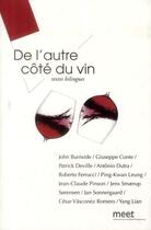 Couverture du livre « De l'autre côté du vin » de  aux éditions Verdier