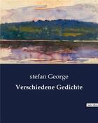 Couverture du livre « Verschiedene Gedichte » de Stefan George aux éditions Culturea