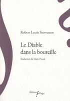 Couverture du livre « Le diable dans la bouteille » de Robert Louis Stevenson aux éditions Sillage