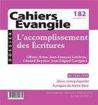 Couverture du livre « Cahiers de l'Evangile » de  aux éditions Cerf