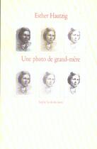 Couverture du livre « Photo de grand mere (une) » de Hautzig Esther / Mis aux éditions Ecole Des Loisirs