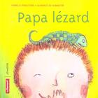 Couverture du livre « Papa lezard » de Isabelle Pongitore et Laurence De Kemmeter aux éditions Autrement