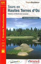 Couverture du livre « Sidobre Monts de Lacaune ; Haute Terre d'Oc : GR pays (édition 2015) » de  aux éditions Ffrp