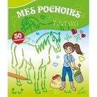 Couverture du livre « Mes pochoirs/de chevaux » de  aux éditions Piccolia