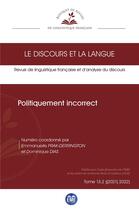 Couverture du livre « Politiquement incorrect - vol132 » de Prak-Derrington/Dias aux éditions Eme Editions