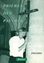 Couverture du livre « Prieres des pauvres » de Duquenne Pierre aux éditions Fidelite